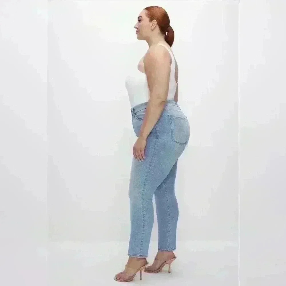 P7003 just my size light wash straight jeans size 26w - Picture 3 of 6